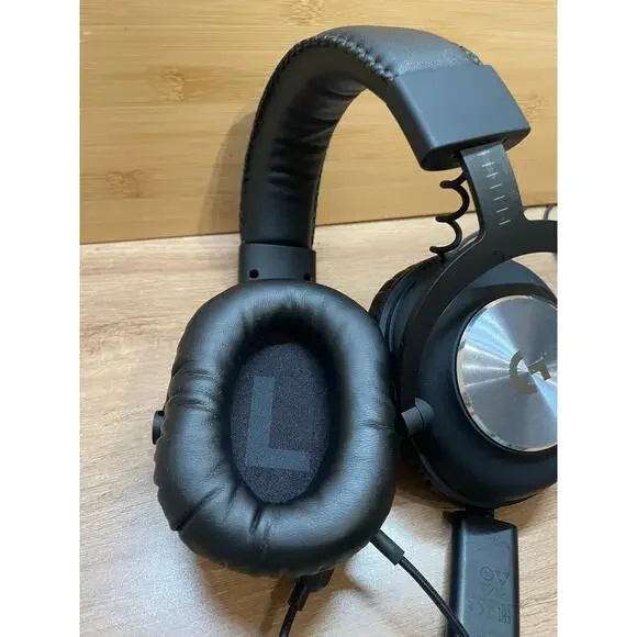 logitech g pro x gaming headphones a00101 missing mic - See Description